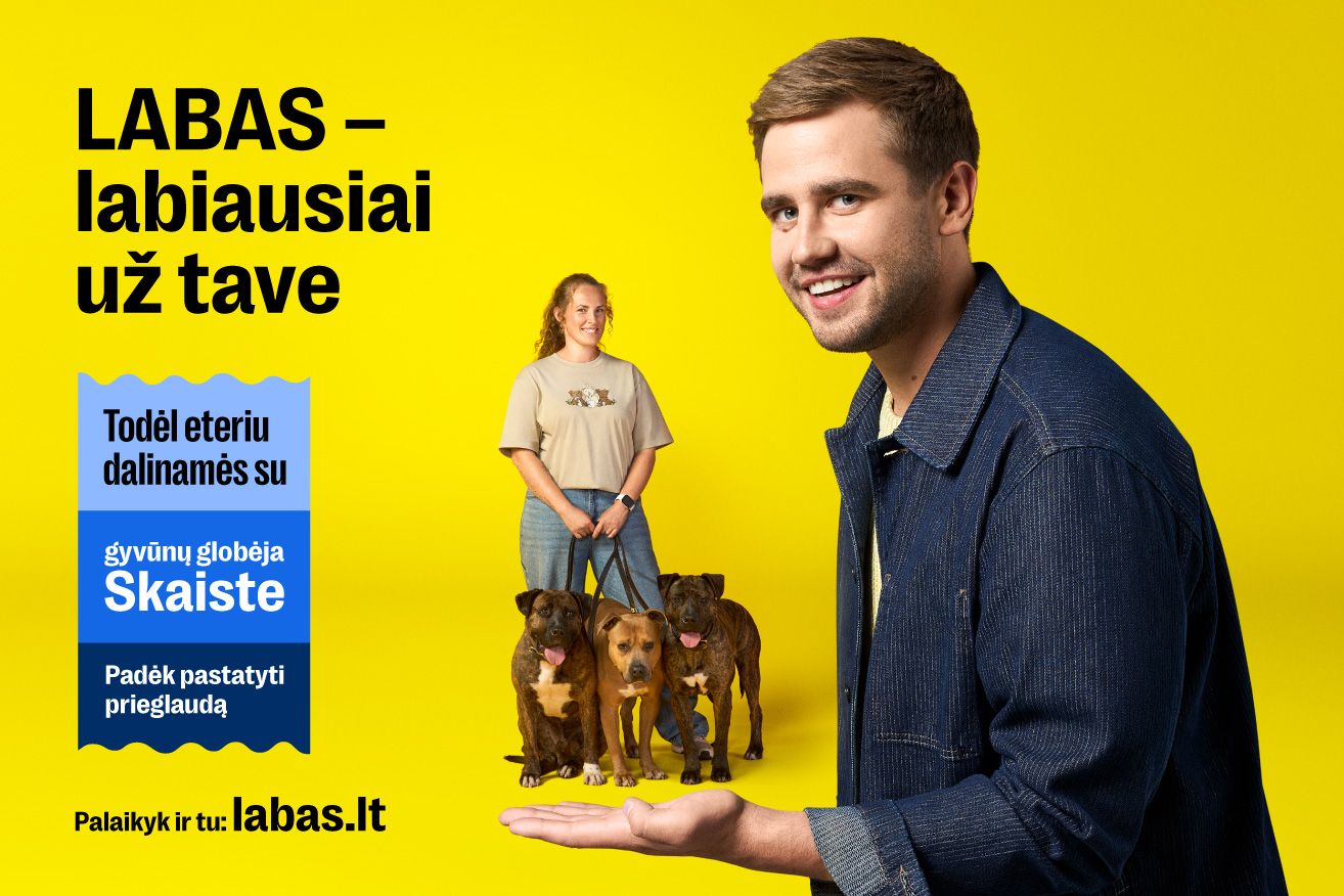 LABAS dalinasi eteriu su tavimi! Turi ką parodyti? Užpildyk formą ir susisieksime su tavimi!